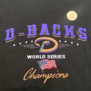 Vintage World Series Champions 2001 Arizona Diamondbacks‎ T Shirt Sz Medium